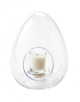 Egg Shape Glass Candle Holder/Terrarium